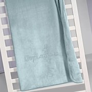 Κουβέρτα Βελουτέ Κούνιας (110x140) Guy Laroche Logo Indigo