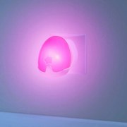 Παιδικό Φωτάκι Νυκτός LED Pabobo Αυτόματο Pink RG02-P-PBOPS