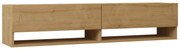 Intrahome Έπιπλο τηλεόρασης επιτοίχιο Melosa Intrahome σε oak απόχρωση 141x30x31εκ | SKU: INTRAPA-231111641