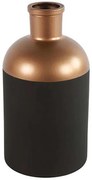 Βάζο Madelon 013.793756 14x26cm Black-Bronze Glass