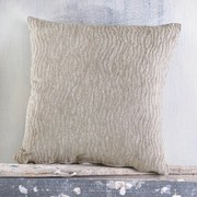 Μαξιλαροθήκη Διακοσμητική Bretton Dark Beige Ρυθμός 40Χ40 Chenille,Βαμβάκι,Polyester