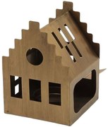 Χριστουγεννιάτικο Κηροπήγιο Ρεσώ Auora 033233 9x9x13cm Gold