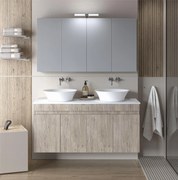 Σετ Έπιπλο Μπάνιου OMEGA TOP 120 Beige Oak 120x47.5x150 εκ.