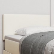 vidaXL LED Κεφαλάρι Απλό Σχέδιο Κρεμ 100 εκ Κορντούρα