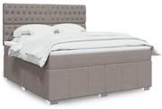 ΚΡΕΒΑΤΙ BOXSPRING ΜΕ ΣΤΡΩΜΑ TAUPE 180X200 ΕΚ. ΥΦΑΣΜΑΤΙΝΟ 3294058