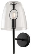 Φωτιστικό Τοίχου - Απλίκα Ares I-ARES-AP1-TR 1xE14 22x33,7cm Clear Luce Ambiente Design Glass