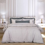 Παπλωματοθήκη 2215 (Σετ 3τμχ) Black-Taupe Greenwich Polo Club Υπέρδιπλo 220x240cm Βαμβάκι-Πολυέστερ
