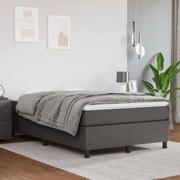 ΚΡΕΒΑΤΙ BOXSPRING ΜΕ ΣΤΡΩΜΑ ΓΚΡΙ 120X200ΕΚ. ΑΠΟ ΣΥΝΘΕΤΙΚΟ ΔΕΡΜΑ 3144600