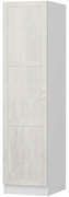 Ντουλάπα Μονόφυλλη Minar Kale 506MNR3636 45x52x210cm White Μονόφυλλη