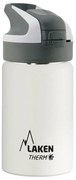 Παγούρι - Θερμός 350ml Με Καλαμάκι Laken Λευκό