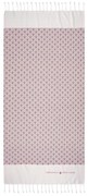 Πετσέτα Θαλάσσης - Παρεό 3666 Ecru-Peach Greenwich Polo Club Θαλάσσης 80x180cm 100% Βαμβάκι