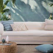 Ριχτάρι Τετραθέσιου Καναπέ (180x350) Nef-Nef Homeware Blue Spirit Natural