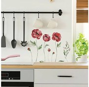 Αυτοκόλλητα Τοίχου Βινυλίου Poppies 59180 Ango-59180-Κόκκινο 59180