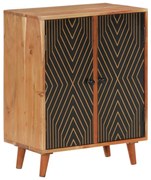 vidaXL Ντουλάπι 60 x 33 x 74 εκ. από Μασίφ Ξύλο Ακακίας