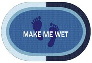 Υπεραπορροφητικό Πατάκι Μπάνιου (50x70) Dimcol Make Me Wet Sky Blue