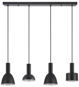 Φωτιστικό Οροφής Πολύφωτο Homelighting 77-8912 Flex Black