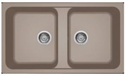 Νεροχύτης κουζίνας LIFE 450 Tortora 43 ELLECI 86x50cm - LG245043