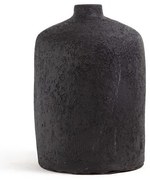 Κεραμικό Διακοσμητικό βάζο Siso Ban Black Spot Gray Medium (20x20x32) Soulworks 0630073