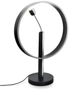 DesignNest Enso Floating Lamp Σφαιρική διακοσμητική λάμπα διαμέτρου 30 εκατοστών με ροοστάτη αφής Μαύρο-DH0470/ENSOLT-Μαύρο DH0470/ENSOLT