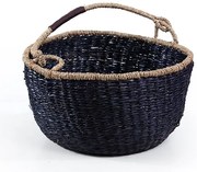 Καλάθι Αποθήκευσης (Φ35x20) Soulworks Black L 0680022