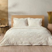 Κουβέρτα Soliman 12 Ecru Kentia Υπέρδιπλo 230x260cm Βαμβάκι-Πολυέστερ