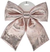 Διακοσμητικός Φιόγκος Με Πούλιες Ροζ-Χρυσό 30x32εκ. iliadis 74902