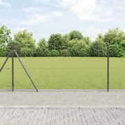 Φράκτης Hexagon vidaXL Γκρι 1x100 μ Χάλυβας