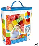 Παιχνίδι Kατασκευή Color Block Basic Τσάντα 80 Τεμάχια (x6)