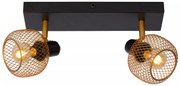 Φωτιστικό Οροφής Lucide 77978-02-02 MAREN Χρυσό Χρώμα (Gold Coloured)|Μαύρο Ματ (Black Mat)