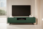 Έπιπλο Tv Karma II 2K1SZ 190x49x42cm Πράσινο ματ / μαύρα πόδια -  BOG4589