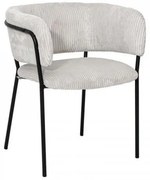 ΠΟΛΥΘΡΟΝΑ Fylliana FL3042 ΜΠΕΖ ΥΦΑΣΜΑ ΜΕ ΜΕΤΑΛΛΙΚΑ ΠΟΔΙΑ 59x57x75εκ 380-225-032 - 2 ΤΕΜΑΧΙΑ