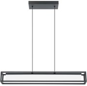 Φωτιστικό Οροφής - Ράγα Gualajo 39629 89x11x201cm Dim Led 3850lm 31,3W 3000K Black Eglo Ατσάλι,Πλαστικό