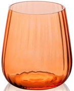 Ποτήρι Νερού 280TMA2010 9x9x10cm 450ml Orange Hermia Γυαλί