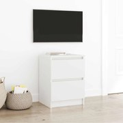 Έπιπλο Τηλεόρασης Λευκό 40x35x54 εκ. από Επεξεργ. Ξύλο 861769