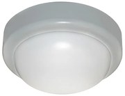 Adeleq Led Πλαφονιέρα Pc Στρογγυλή Φ197Mm 18W 4000K Ip44 Γκρι 21-0051861
