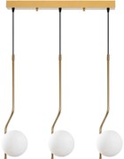 Φωτιστικό Οροφής - Ράγα Tulip 521SHN3470 70x15x110cm 3xE14 40W Gold Opviq