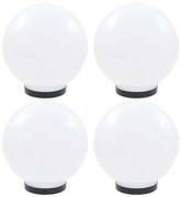 vidaXL Φωτιστικά Μπάλα LED 4 τεμ. Σφαιρικά 25 εκ. Ακρυλικά (PMMA)