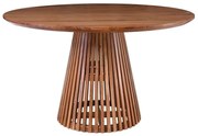 WOODWELL ΕΑ727RIM Τραπέζι Ροτόντα Τραπεζαρίας,Ξύλο Ακακία Φυσικό Φ130cm H.76cm ΕΑ727