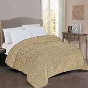 Κουβερτοπάπλωμα 1830 Γούνα-Sherpa 730gsm Beige DimCol Υπέρδιπλο 220x240cm Πολυέστερ