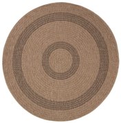 Στρογγυλό Χαλί Καλοκαιρινό (Φ160) Royal Carpet Avanos 8866 Black