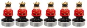 Χριστουγεννιάτικα Κεριά Ρεσώ (Σετ 6τμχ) A-S Nutcracker 170522