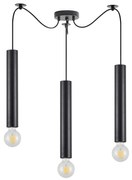 SE21-BL-5-BL3 ADEPT TUBE BLACK Black Pendant+