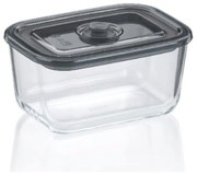 Δοχείο Τροφίμων Aurelia 12644 16,5x11,5x7,5cm 750ml Clear-Grey Kela Γυαλί