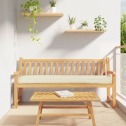 vidaXL Μαξιλάρι παλέτας Κρεμ 200 x 40 x 8 εκ. Ύφασμα Oxford