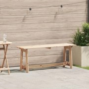 vidaXL Εξωτερικός Πάγκος 119x35x47 εκ Μασίφ Ξύλο Πεύκου