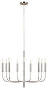 Πολυέλαιος Κρεμαστό Φωτιστικό 9xE14 Brianna Elstead Lighting-FE-BRIANNA9-PN-Νίκελ Ματ FE-BRIANNA9-PN