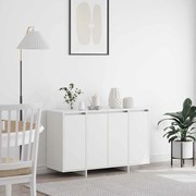 vidaXL Πλαϊνό γραφείο Λευκό 120 x 41 x 75 εκ. Επεξεργασμένο ξύλο