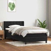 BOX SPRING ΚΡΕΒΑΤΙ ΜΕ ΣΤΡΩΜΑ ΜΑΥΡΟ 80X210 ΕΚ. ΒΕΛΟΥΔΙΝΟ 3318347