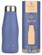 ΘΕΡΜΟΣ TRAVEL FLASK SAVE THE AEGEAN 350ml DENIM BLUE ESTIA 01-22341