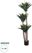 20215 GloboStar®  Artificial Garden AGAVE 20215 Τεχνητό Διακοσμητικό Φυτό Αγαύη Υ150cm